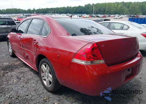 2013 Chevrolet Impala Lt из США, поврежденный, VIN 2G1WG5E34D1256361